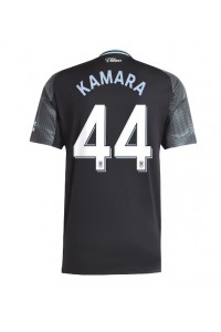 Aston Villa Boubacar Kamara #44 Voetbaltruitje Uit tenue 2025-26 Korte Mouw